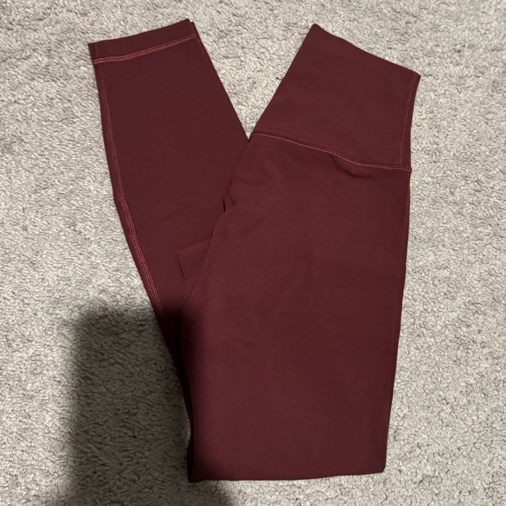 lululemon athletica Burgundy Leggings
